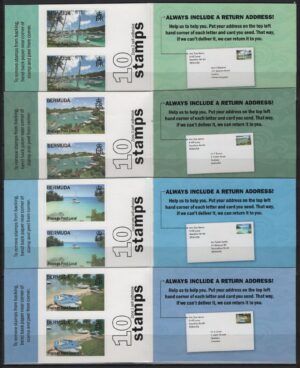 Bermuda (2008) Yv. C957/C960 Booklets / Boats / Beaches
