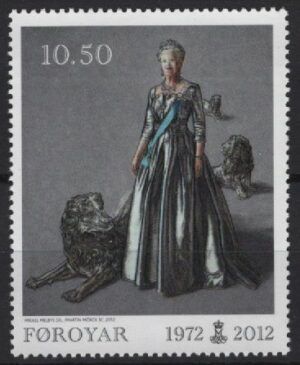 Faroe (2012) Yv. 734 / Queen / Joint Issue