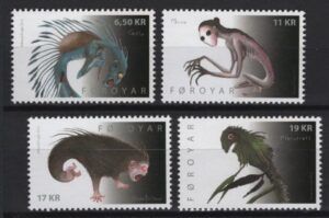 Faroe (2012) Yv. 747/50 / Fantastic Fauna