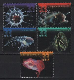 USA (2000) Yv. 3130/34 /  Marine fauna