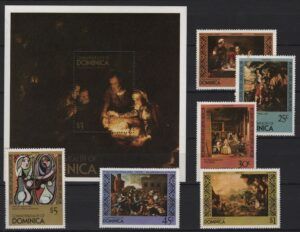 Dominica (1980) Yv. 650/55 + Bf. 63 / Picasso / Velazquez