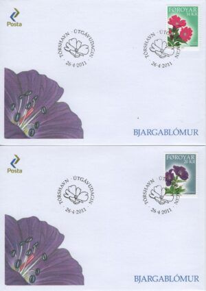 Faroe (2011) FDC / Flowers