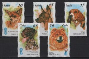 C* (1998) Yv. 3708/12 / Dogs