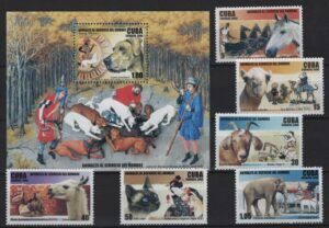 C* (2006) Yv. 4408/13 + Bf. 218 / Hunting