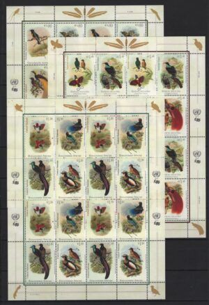 United Nations (2015) 3 Sheets / Endangered species / CITES