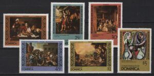 Dominica (1980) Yv. 650/55 / Picasso / Velazquez