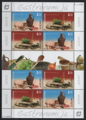 Bosnia & Herzegovina (2005) Yv. 132/33 MS / Gastronomy / Food