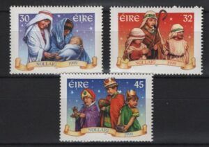 Ireland (1999) Yv. 1200/02 / Christmas