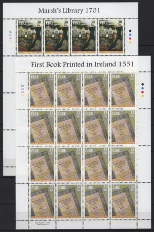 Ireland (2001) Yv. 1329/30 MS / First book / Library