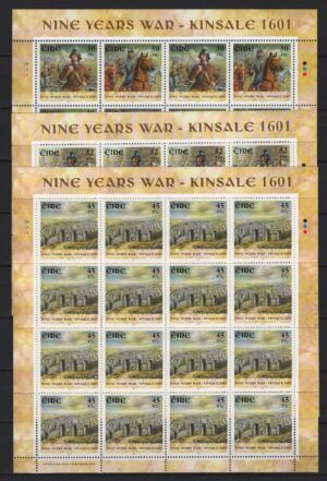 Ireland (2001) Yv. 1349/52 MS / Nine years war