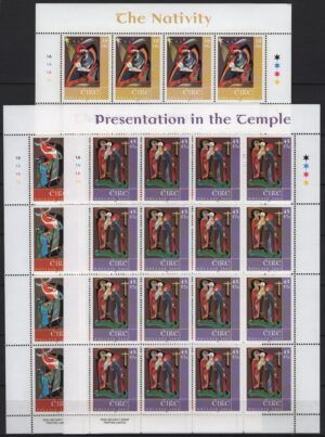 Ireland (2001) Yv. 1385/87 MS / Christmas