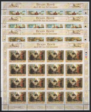 Ireland (2002) Yv. 1454/57 MS / Brian Boru