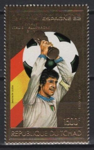 Tchad (1982) Mi. 942A / Dino Zoff