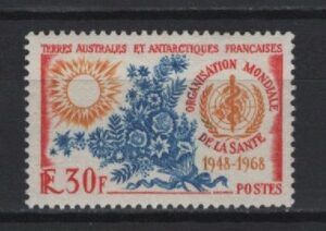 TAAF (1968) Yv. 26 / Health - Flowers