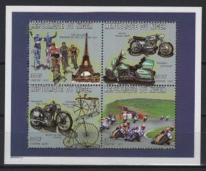 Niger (1997) Yv. 996/99 / Tour Eiffel