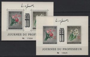 Afghanistan (1961) Mi. Bl. 19A/19B  / Teacher