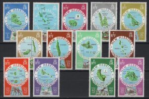 New Hebrides (1977) Yv. 508/20 / Maps