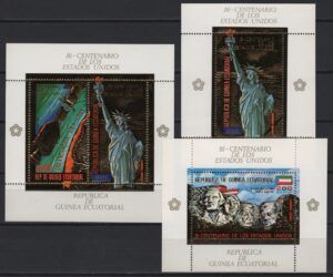 Eq. Guinea (1975) Mi. Bl. 178/80 / Presidents