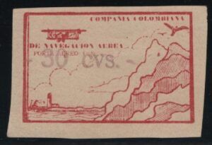 Colombia (1920) Sn. 19 / Airmail