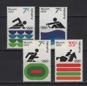 Australia (1972) Yv. 470/73 / Olympic Games