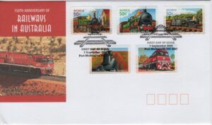 Australia (2004) - FDC - Adh. / Trains