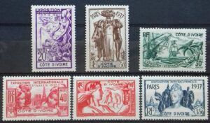 Ivory Coast (1937) - Set - / Joint Issue
