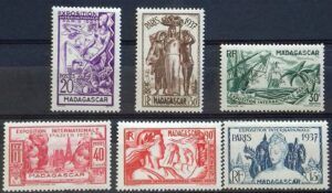 Madagascar (1937) - Set - / Joint Issue