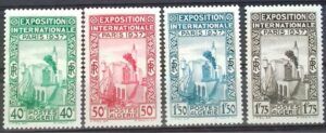 Algeria (1937) Yv. 127/30  /  Exhibition