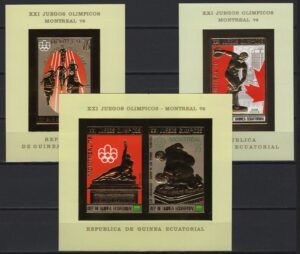 Eq. Guinea (1976) Mi. Bl. A211/A213 / Wrestling