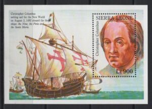 Sierra Leone (1992) Yv. 203  / Columbus - Ships