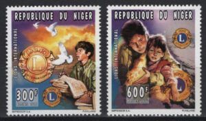 Niger (1996) Yv. 861/62 / Lions