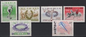 Liberia (1956) Yv. 336/39 + Av. 101/03