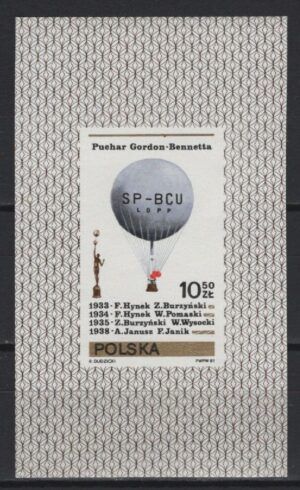 Poland (1981) Yv. Bf. 93 / Balloons