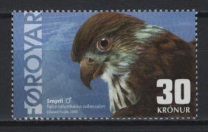 Faroe (2004) Yv. 427 / Birds - Falcon