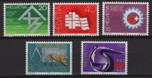 Switzerland (1982) Yv. 1143/47  /  Chemistry