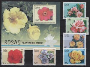 C* (2007) Yv. 4514/19 + Bf. 231 / Flowers