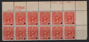 Peru (1925) Yv. 212 Block of 12 / Specimen