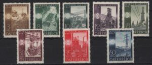 Austria (1947) Yv. 666/73 / Exhibition