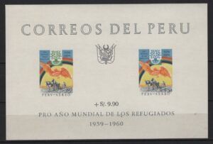 Peru (1960) Yv. Bf. 3 / Refugees