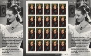 USA (2008) Sheet / Legends of Hollywood #14 / Bette Davis