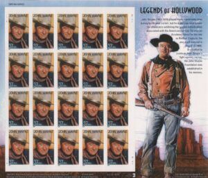 USA (2004) Sheet / Legends of Hollywood #10 / John Wayne