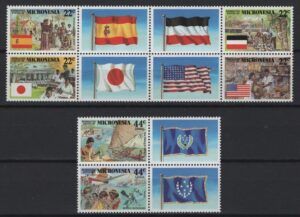 Micronesia (1988) Yv. 46/49 + Av. 30/31 / History