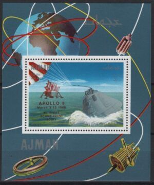 Ajman (1969) Mi. Bl. 139 / Space / Apollo 9