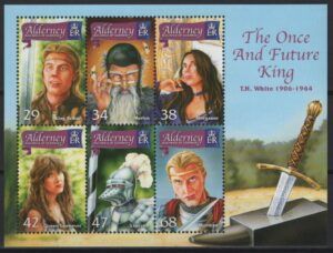 Alderney (2006) Yv. Bf. 18 / King Arthur / Merlyn / Lancelot