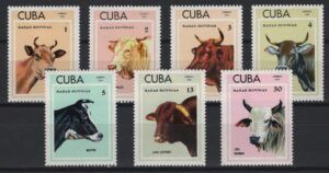 C* (1973) Yv. 1679/85 / Cattle