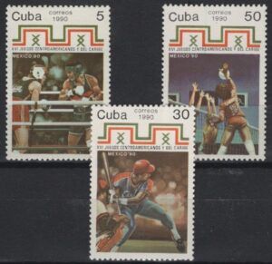C* (1990) Yv. 3090/92 / Sports