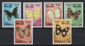 C* (1993) Yv. 3333/38 / Butterflies