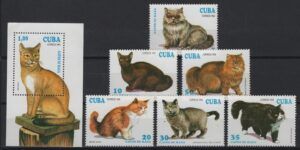 C* (1994) Yv. 3351/56 + Bf. 138 / Cats