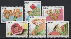 C* (1994) Yv. 3385/90 / Cactus flowers