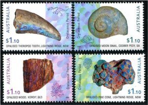 Australia (2020) Set / Opalised fossils